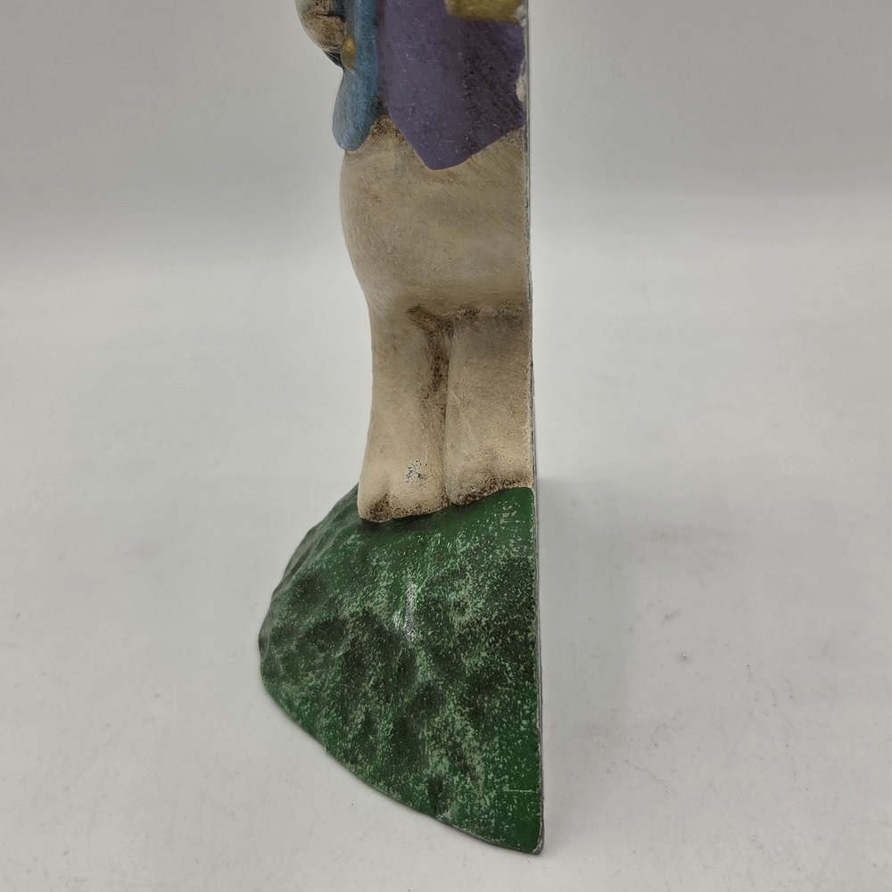 Midwest Importer Cast Iron Bunny Doorstop Alice In Wonderland White Rabbit Heavy - Picture 5 of 11